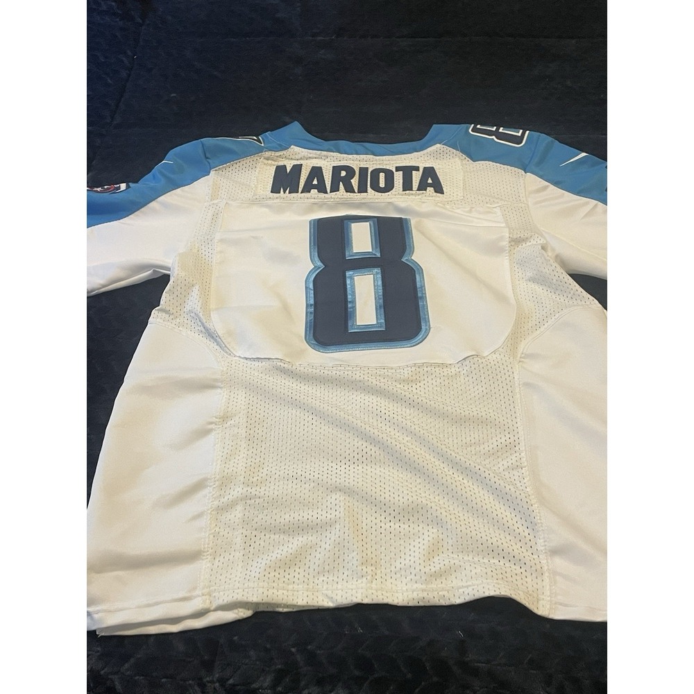 Tennessee Titans #8 Marcus Mariota Nike On Field NFL Jersey Adult Size 40 White
